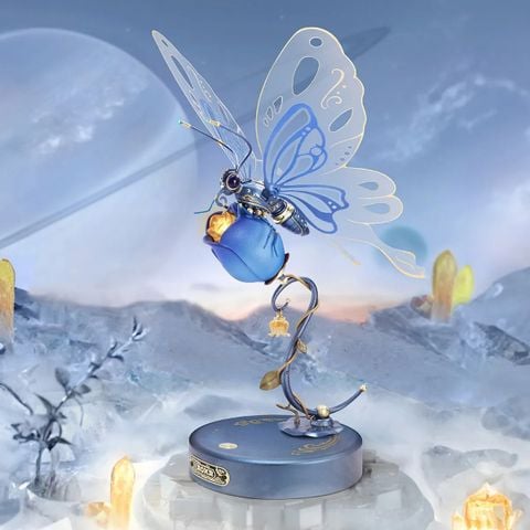  Mô hình steampunk ROKR 3D DIY Bươm Bướm Bay Cơ Khí MI05 
