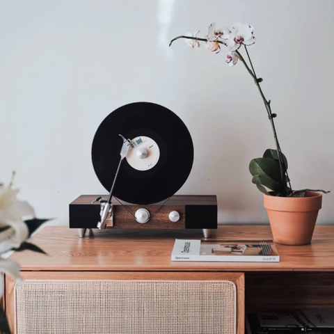  Đầu Đĩa Than Dọc Floating Record - Gramovox | Mâm Đĩa Than Retro Từ Chicago 