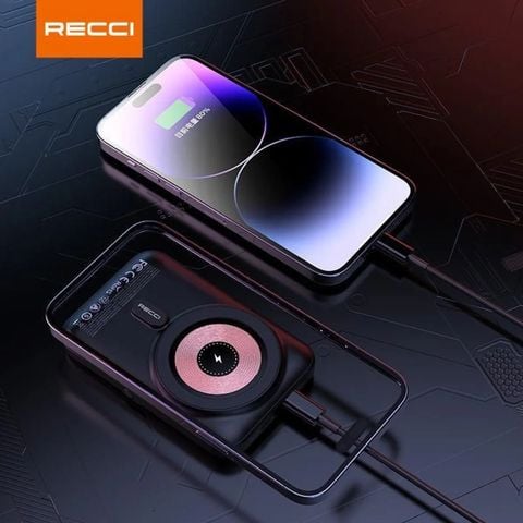  Sạc Dự Phòng RECCI RPB-W08C 10.000mAh PD20W - Nâng Cao Trải Nghiệm Sạc Nhanh và Tiện Lợi 