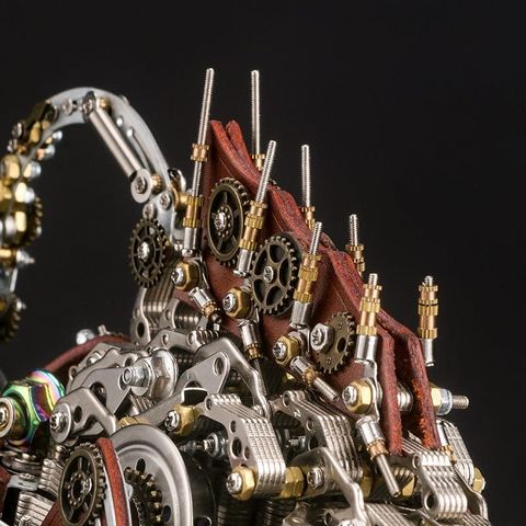  Mô Hình DIY Decor 3D Kim Loại Cá Đèn Lồng Steampunk - Phong Cách Cơ Khí Độ Khó Cao 
