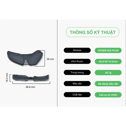  Kê cổ tay UPGEN K05 Plus - Bảo vệ cổ tay khi làm việc 