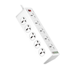  Ổ Cắm Điện Đa Năng LDNIO SC10610 - 10 Ổ Cắm + 6 Cổng Sạc USB & Type-C, Công Suất 2500W, Tự Ngắt An Toàn, Chống Cháy Chuẩn EU 