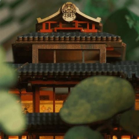  Mô hình 3D DIY Nhà tắm nước nóng Ginzan Onsen 