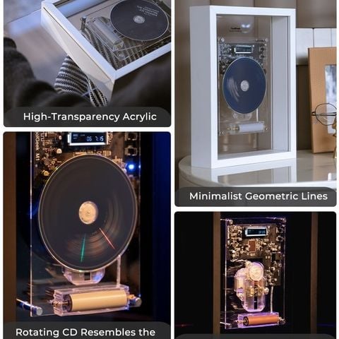 Đầu CD Treo Tường CoolGeek MusicFrame M1 – Khung Tranh Âm Nhạc Cho Không Gian Sống 