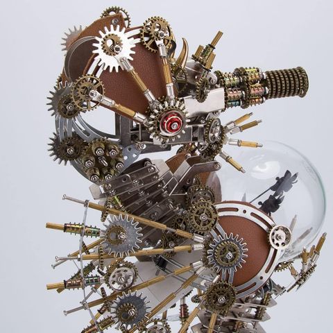  Bộ Lắp Ghép Steampunk Cá Ngựa 3D - Hơn 2000 Mảnh Độc Đáo 