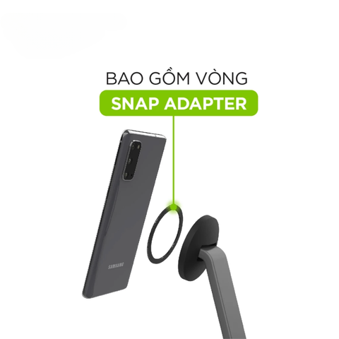  Đế sạc Mophie Snap+ Stand & Pad với tính năng hỗ trợ sạc nhanh và thiết kế tiện lợi cho nhiều thiết bị 
