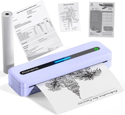  Máy In Nhiệt Di Động Không Dây Nâng Cấp Phomemo M832 