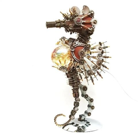 Bộ Lắp Ghép Steampunk Cá Ngựa 3D - Hơn 2000 Mảnh Độc Đáo 