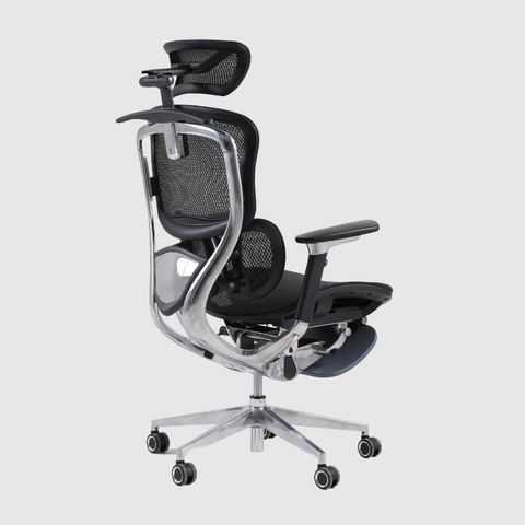  Ghế công thái học GAMI Crom (Phiên bản lưng Carbon) 