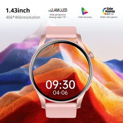 Đồng Hồ Thông Minh COLMI V73 – Màn Hình AMOLED 1.43 inch, Gọi Bluetooth, Theo Dõi Sức Khỏe Toàn Diện 