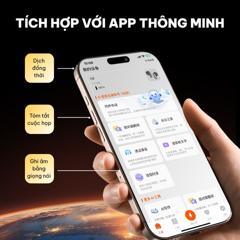  Tai Nghe Bluetooth TWS DROB G9 - Màn Hình Cảm Ứng & Pin 400mAh 48 Giờ 