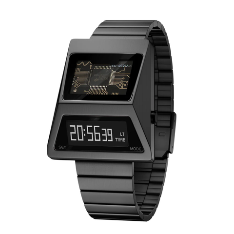  CYBER WATCH S3000-C: Đồng hồ phong cách cyberpunk, màn hình OLED 