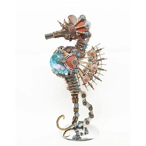  Bộ Lắp Ghép Steampunk Cá Ngựa 3D - Hơn 2000 Mảnh Độc Đáo 