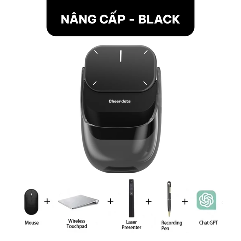  Cheerdots2 - Chuột Không Dây Thông Minh 4-in-1 | Touchpad, ChatGPT, Ghi Âm, Trình Chiếu Chuyên Nghiệp 