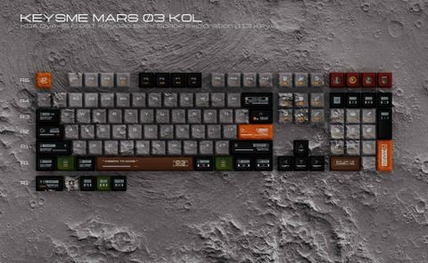 Phụ kiện Keysme Mars 03  Deskpad, Wrist-rest, Keycaps chính hãng 