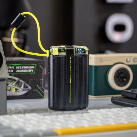  [HÀNG SẴN GIAO NGAY] Sạc Dự Phòng Recci RPBP13 10.000mAh Hỗ Trợ Sạc Nhanh PD 20W 