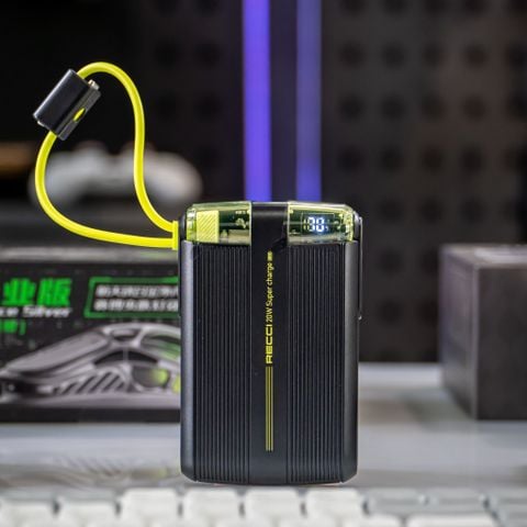  [HÀNG SẴN GIAO NGAY] Sạc Dự Phòng Recci RPBP13 10.000mAh Hỗ Trợ Sạc Nhanh PD 20W 