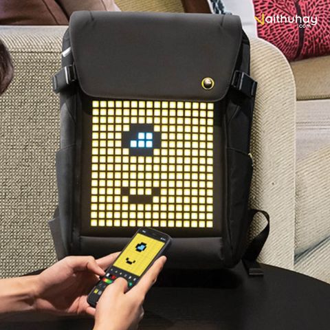  Balo Divoom Pixoo Backpack-M màn hình LED sáng tạo 