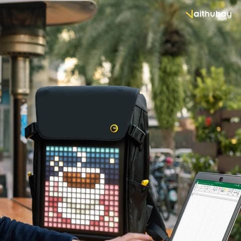  Balo Divoom Pixoo Backpack-M màn hình LED sáng tạo 
