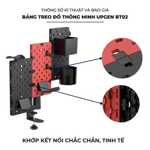  Bảng treo đồ thông minh Pegboard Upgen BT02 