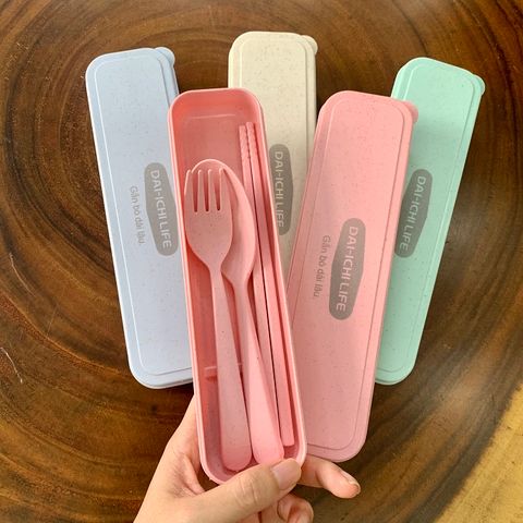  [QUÀ TẶNG] Bộ đũa muỗng inox, hộp lúa mạch tiện lợi bảo vệ môi trường 