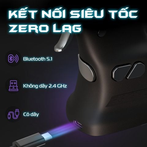  Chuột gaming Ragnok ErgoStrike7 - Trải nghiệm FPS tuyệt đỉnh với thiết kế công thái học 