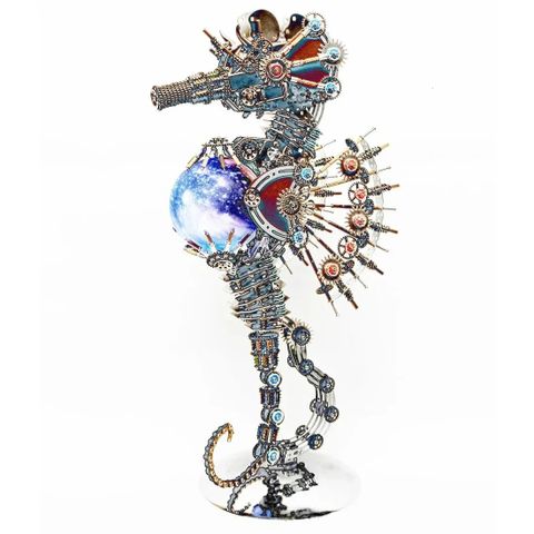  Bộ Lắp Ghép Steampunk Cá Ngựa 3D - Hơn 2000 Mảnh Độc Đáo 