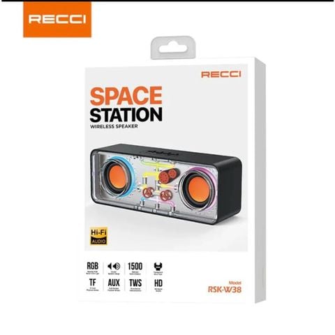  Loa Bluetooth Recci RSK-W38 – Âm Thanh Sống Động, Thiết Kế Hiện Đại 