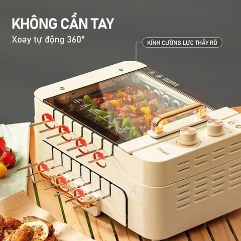 Bếp nướng thịt nướng điện không khói gia đình đa chức năng TJean 