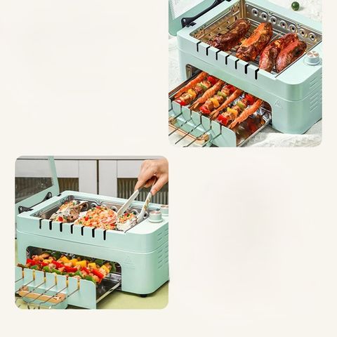  Bếp nướng thịt nướng điện không khói gia đình đa chức năng TJean 