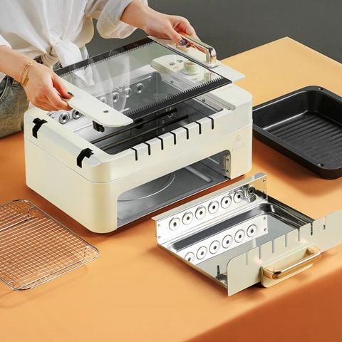  Bếp nướng thịt nướng điện không khói gia đình đa chức năng TJean 
