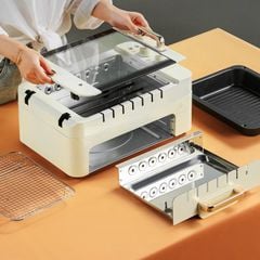 Bếp nướng thịt nướng điện không khói gia đình đa chức năng TJean