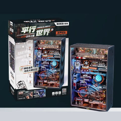  Mô hình 3D Parallel World Marble Run: The Last City & The Future City | ROKR Mechanical 3D Puzzle 