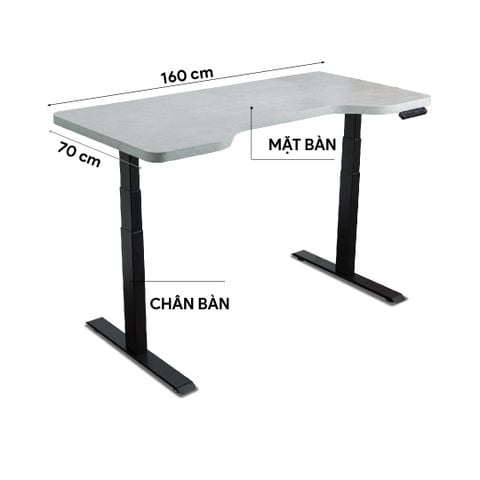  Bàn nâng hạ tự động 9SPACE Ergonomic Desk Core 