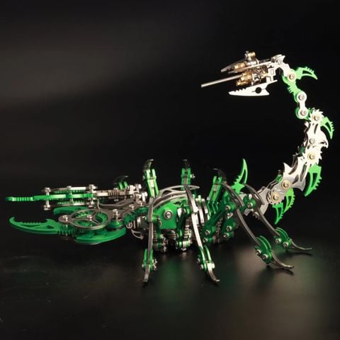  Bộ Mô Hình Steampunk 3D Kim Loại DIY Tự Lắp Ráp Bọ Cạp Kim Loại 