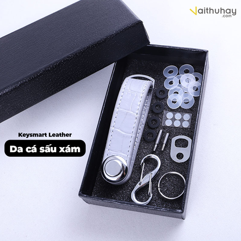  9SPACE - Bộ Giữ Chìa Khóa Đa Năng Keysmart Leather 