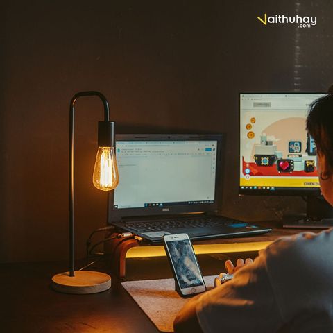  Đèn Bàn Giả Dây Tóc 9Space - Thiết kế cổ điển với ánh sánh ấm áp 