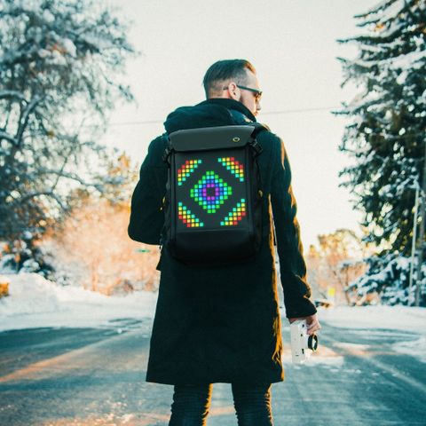  Balo Divoom Pixoo Backpack-M màn hình LED sáng tạo 