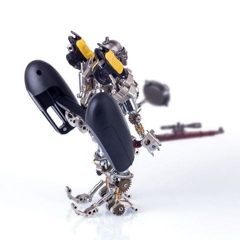  Mô hình lắp ráp DIY 3D Robot Chiến Binh Cơ Khí Kim Loại 