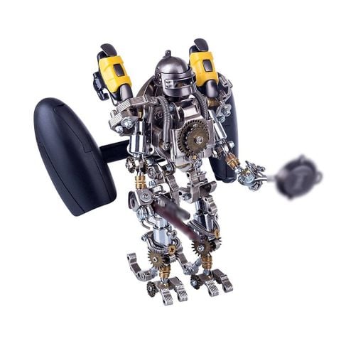  Mô hình lắp ráp DIY 3D Robot Chiến Binh Cơ Khí Kim Loại 