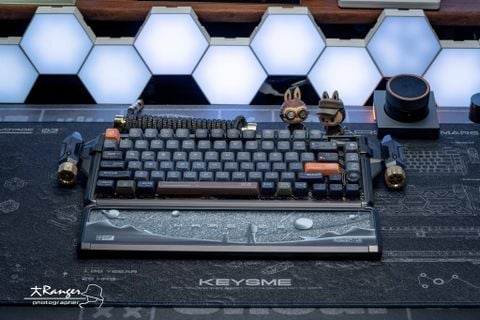  Phụ kiện Keysme Mars 03  Deskpad, Wrist-rest, Keycaps chính hãng 