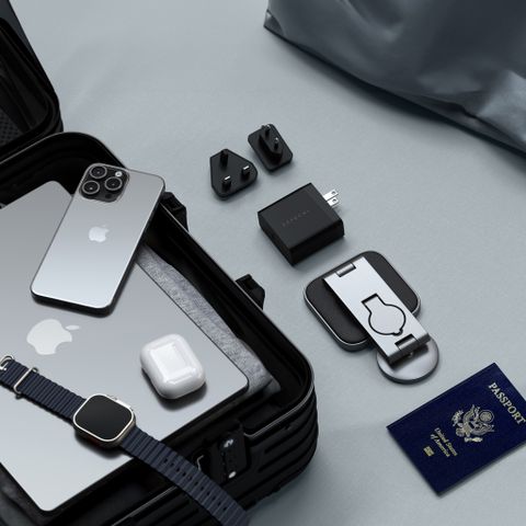  Đế sạc không dây Qi2 3 trong 1 – Có thể gập gọn, sạc nhanh 15W, chống quá tải 