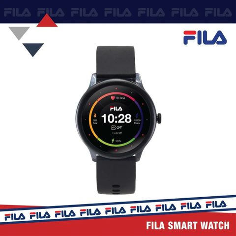  Đồng Hồ Thông Minh Fila Đen - SW-53 - Theo dõi sức khỏe, hỗ trợ cuộc gọi Bluetooth 