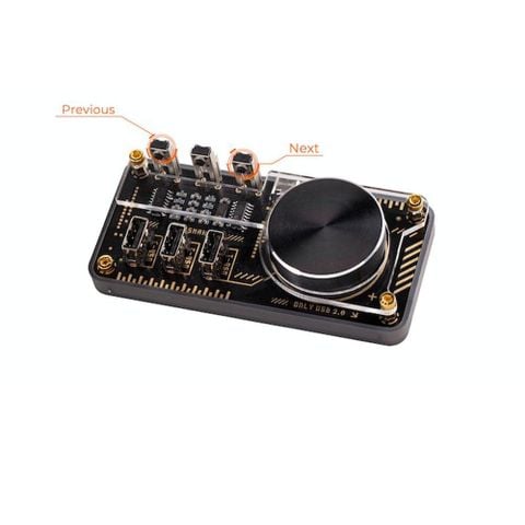  GeekHub EDC Essential Hub - Tăng Năng Suất với Cổng USB Đa Dạng và Phím Tắt Có Thể Lập Trình 
