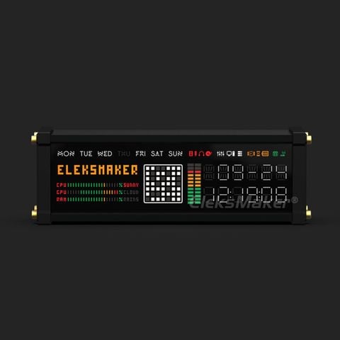  Đồng hồ kỹ thuật số phong cách SteamPunk EleksMaker EleksWFD 