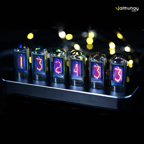  Đồng hồ ống thủy tinh LCD IPS Nixie Tube - Phụ kiện DIY Sáng tạo 