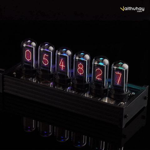  Đồng hồ ống thủy tinh LCD IPS Nixie Tube - Phụ kiện DIY Sáng tạo 