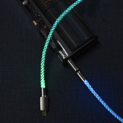  Dây cáp TYPE-C LED RGB - Sáng tạo từ góc làm việc 