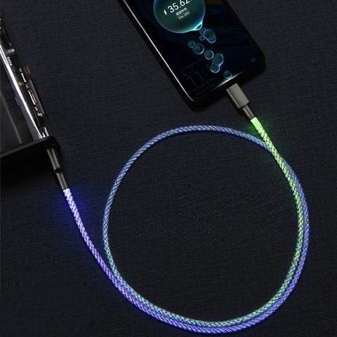  Dây cáp TYPE-C LED RGB - Sáng tạo từ góc làm việc 