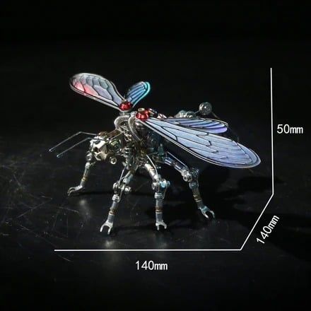  Mô hình 3D DIY kim loại Robot Bee Man - Đồ Chơi Thời Thượng Phong Cách Cyberpunk 